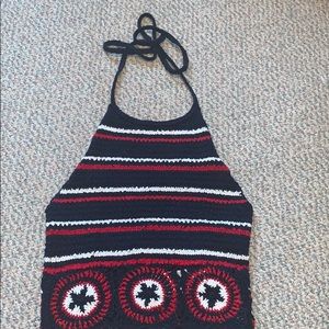 Patriotic halter top
